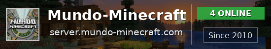 Mundo-Minecraft Minecraft server banner