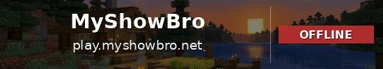 MyShowBro Minecraft server banner