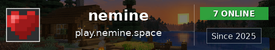 nemine Minecraft server banner