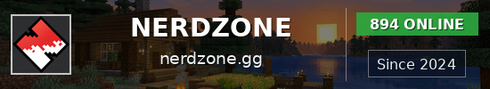NERDZONE Minecraft server banner