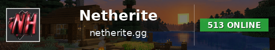 Netherite Minecraft Server IP: netherite.gg | Players & Ping