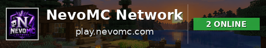 NevoMC Network Minecraft server banner