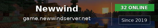 Newwind Minecraft server banner