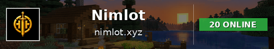 Nimlot Minecraft server banner
