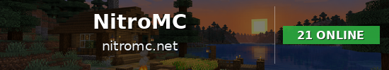 NitroMC Minecraft server banner