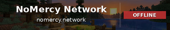 NoMercy Network Minecraft server banner