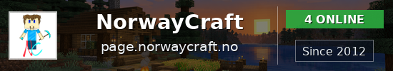 NorwayCraft Minecraft server banner