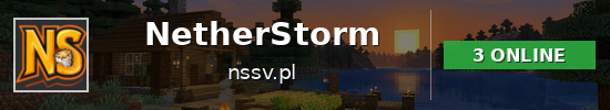 NetherStorm Minecraft server banner
