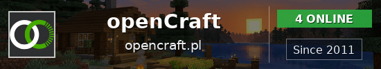 openCraft Minecraft server banner