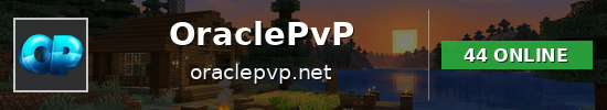 OraclePvP Minecraft server banner