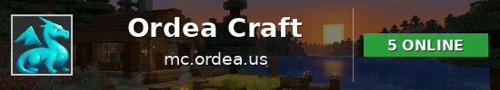 Ordea Craft Minecraft server banner