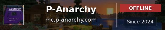 P-Anarchy Minecraft server banner