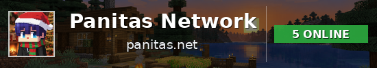 Panitas Network Minecraft server banner
