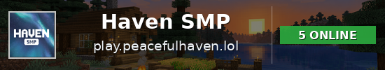 Haven SMP Minecraft server banner