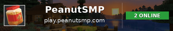 PeanutSMP Minecraft server banner