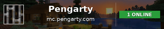 Pengarty Minecraft server banner