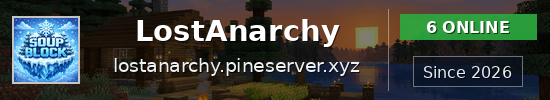 LostAnarchy Minecraft server banner