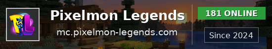 Pixelmon Legends Minecraft server banner