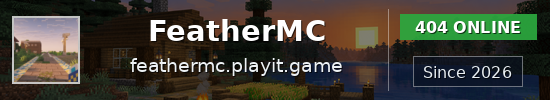 FeatherMC Minecraft server banner