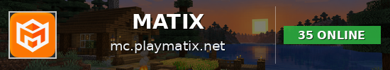 MATIX Minecraft server banner