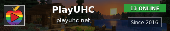 PlayUHC Minecraft server banner