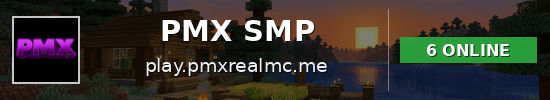 PMX SMP Minecraft server banner