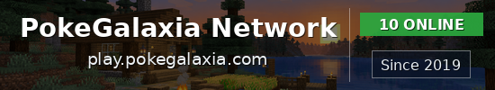 PokeGalaxia Network Minecraft server banner