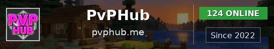 PvPHub Minecraft server banner