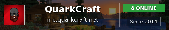 QuarkCraft Minecraft server banner