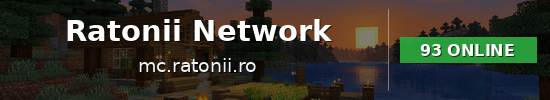 Ratonii Network Minecraft server banner