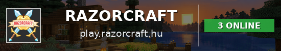 RAZORCRAFT Minecraft server banner