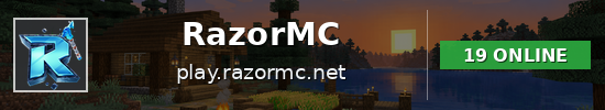 RazorMC Minecraft server banner