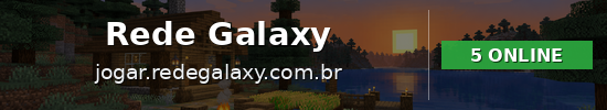 Rede Galaxy Minecraft server banner