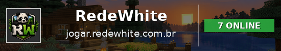 RedeWhite Minecraft server banner