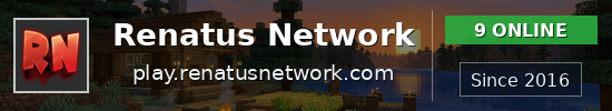 Renatus Network Minecraft server banner