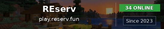 REserv Minecraft server banner