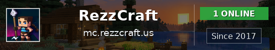 RezzCraft Minecraft server banner