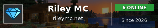 Riley MC Minecraft server banner