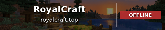 RoyalCraft Minecraft server banner