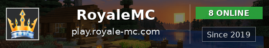 RoyaleMC Minecraft server banner