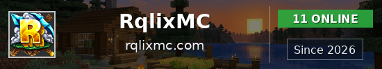 RqlixMC Minecraft server banner