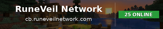 RuneVeil Network Minecraft server banner