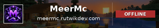 MeerMc Minecraft server banner