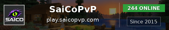 SaiCoPvP Minecraft server banner