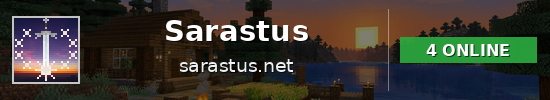 Sarastus Minecraft server banner