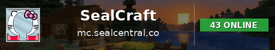 SealCraft Minecraft server banner