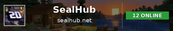 SealHub Minecraft server banner