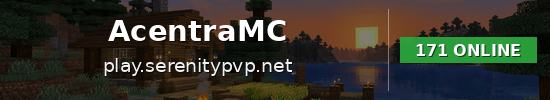 AcentraMC Minecraft server banner