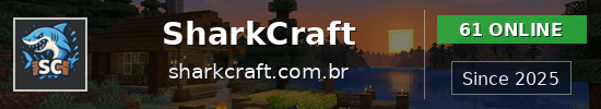 SharkCraft Minecraft server banner