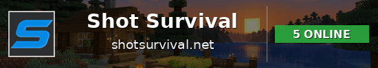 Shot Survival Minecraft server banner